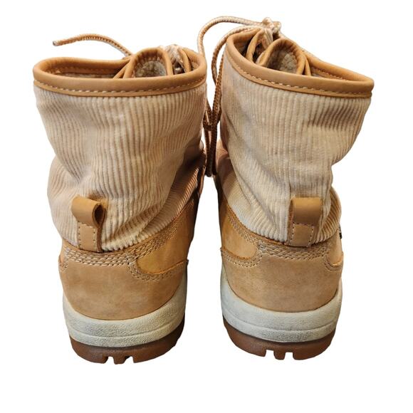 Skechers Y2K Boots Womens Sz 8 Wheat Tan Tough Roll Ankle Boot Lined - Picture 9 of 12